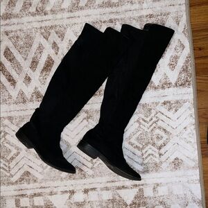 Forever 21 Black Over the Knee Boots